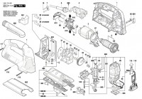Bosch 3 601 E15 0B1 GST 140 BCE Orbital Jigsaw Spare Parts